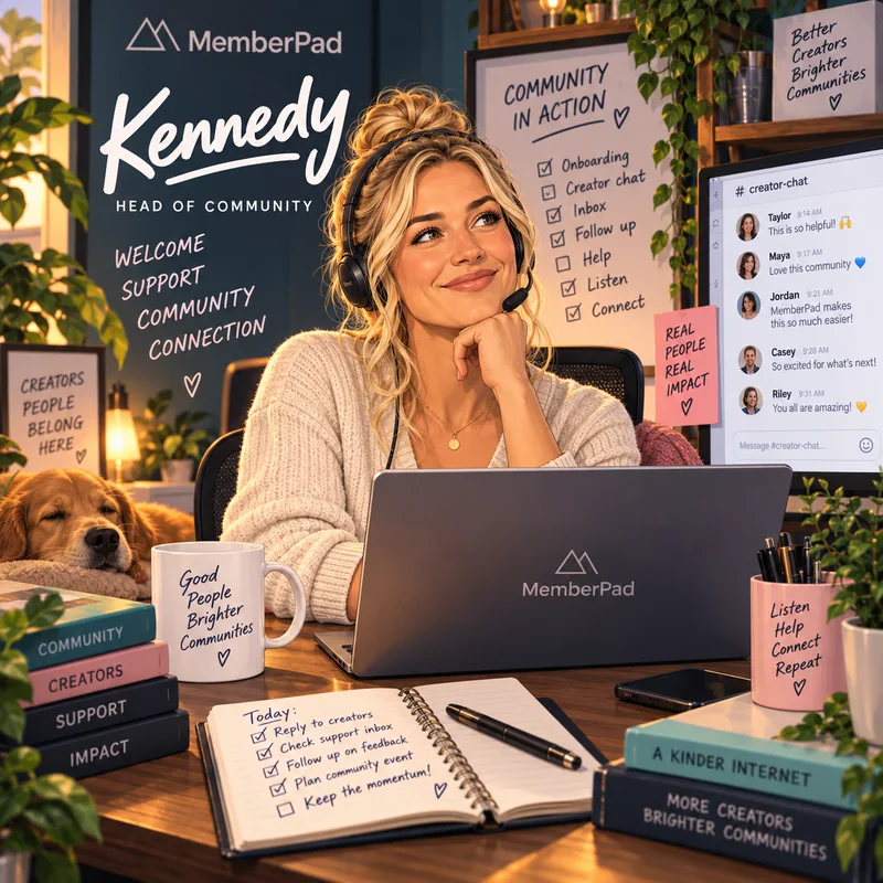 Kennedy, Head of Community